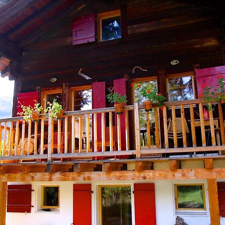 Ferienwohnung Idyllic Chalet In Evolene, With View On The Dent Blanche And The Mountains Exterior foto