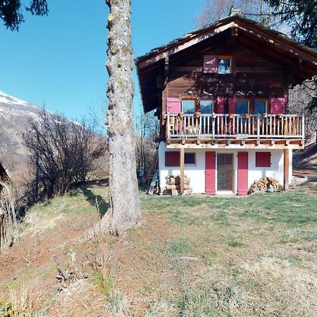 Ferienwohnung Idyllic Chalet In Evolene, With View On The Dent Blanche And The Mountains Exterior foto