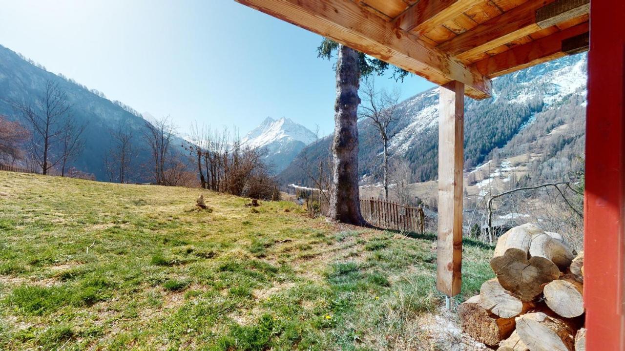 Ferienwohnung Idyllic Chalet In Evolene, With View On The Dent Blanche And The Mountains Exterior foto